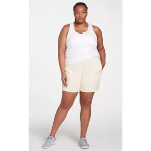 DSG‎ Women's 7” Mesh Shorts Size XL Mid Rise Light Sand NWT